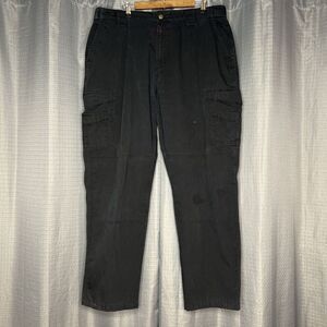 TRU SPEC MENS TACTICAL RIPSTOP CARGO PANTS 42 X 32 BLACK